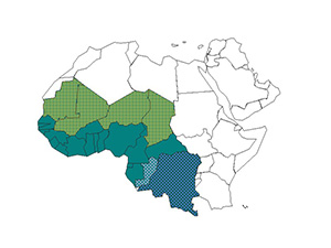 West Africa Regional Map