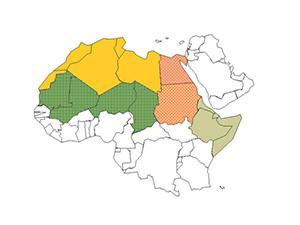 North Africa Regional Map