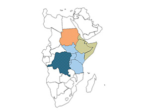 East Africa Regional Map