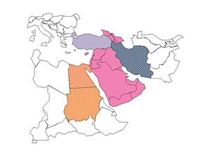 Middle East Regional Map