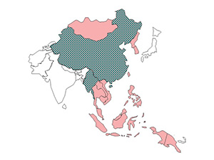East Asia Regional Map