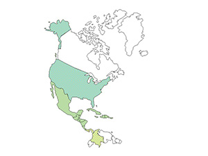 Central America Regional Map